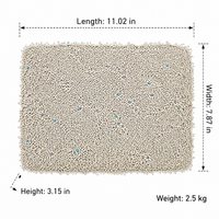 Budgie Cage Litter, 2.27kg Granular Mineral Cage Bedding with Spoon, Highly Absorbent Odor Control for Avian Companions