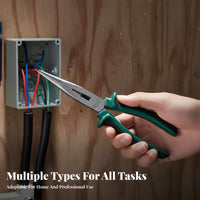 Slender Nose Pliers Industrial Grade Diagonal Cutting Pliers High Hardness Side Cutting Tools for Electricians, Men, Maintenance and Repair, Workshop