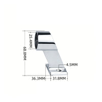 316 Stainless Flag Bracket Heavy Duty Marine Flag Pole Mount Polished Finish Flagpole Mounting Bracket for Yacht, Boat Deck