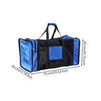 Foldable Dive Duffel Bag Spacious Dive Bag with Zipper Breathable Ventilated for Divers, Snorkelers, Boat Trips, Beach