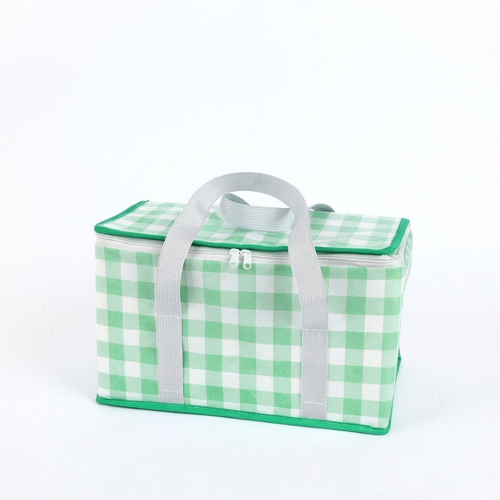 Lunch Box Tote Bag for Women Men with Shoulder Strap, Large Cool Bag with Aluminum Foil Lining, Picnic Basket for Camping BBQ, Shopping Bags