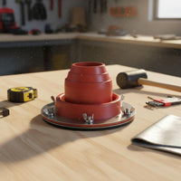 Silicone Tent Burner Fireproof Seal Retardant Hot Tent Burner Pipe Jack Trimmable to Fit Design Silicone Pipe Boot