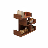 Multi-Tier Design Desktop Hutch Space-Saving desktop Shelf Large Capacity Desk Organizer Sturdy Construction for Students, telecommuter Workers, Workstation, Study Room