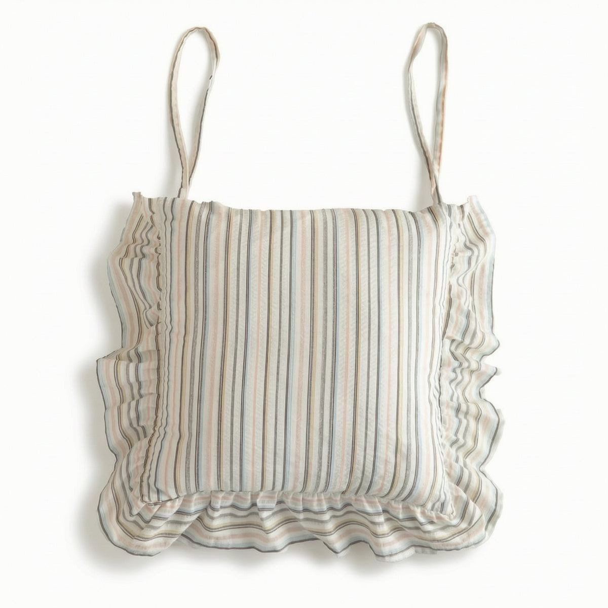 Chair Cushion with Ties Decorative Ruffled Chair Cushion Classic