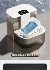 新款宠物倾倒式饮水机智能恒温净污分离自动换活水猫咪喝热水神器