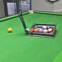 Molded Channels Handheld Billiards Rack Sturdy Pool Rack Slim Design Sports Equipment Long-Lasting