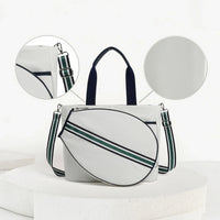 Racket Storage Bag with Shoulder Strap Structured Tennis Racket Bag Versatile for Sports Training