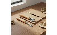 3 Pieces Box Resizer Tool Kit Multi-Function Cardboard Resizing Tool Kit Tracing Wheel and Scoring Wheel Set for Packaging, Workshop