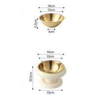 Stainless Steel Feline Feeder Anti-Tip Raised Feline Bowl Non-Slip