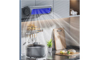 Rectangular Wall Fan Slim Vertical Grille Fan Multiple Speed Settings