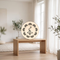 Stream Drum Wooden Hand Drum Percussion Instrument for Music Rooms