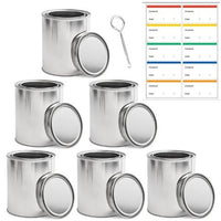 Empty Paint Can with Lid, 1L, Tinplate, with Bottle Opener
