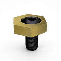 Adjustable Eccentric Nut with Cam Screw Titanium-Treated Eccentric Clamp Nut Hexagonal Cam-Style Lock Nuts Corrosion-Resistant for CNC Operators, Machinists, Fixture Setups