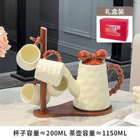陶瓷水具套装礼物家用乔迁新居结婚高级感水杯茶壶茶杯新婚礼物