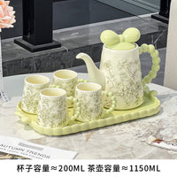 陶瓷水具套装礼物家用乔迁新居结婚高级感水杯茶壶茶杯新婚礼物