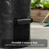 Natural Soil Enhancer Fermentation Bag PE Material Kitchen Waste Composter Garden Compost Bag Double Handles Textile Compost Bag