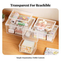 Locking currency Box with Tray Large Capacity Security Container Multi-Compartment