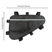 Triangular Cycle Bag Strap-on Bike Triangle Storage Bag for Commuters
