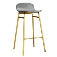 Nordic Design Backrest Bar Stool Modern Minimalist Design Counter Chair Built-in Footrest Seating Furniture Sturdy Construction for Interior Designers, Business Owners, Cafe, Restaurant, Kitchen Island, Dining Room