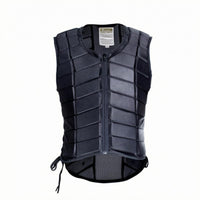 Equestrian Torso Guard Breathable Mesh Horse Riding Vest Zip Front Riding Shielded Vest