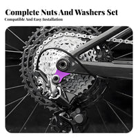 UDH Tail Hook Aluminum Alloy Universal Derailleur Hanger Rear Derailleur Hanger CNC Machined Gear Tail Hook Easy Installation