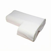 Contoured Memory Foam Sleeping Pillow Textured Side-Lying Support Pillow