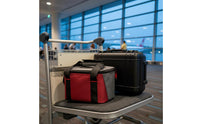 Camera Lighting Storage Bag Portable Camera Bag with Shoulder Strap-Lock Gear Case with Dividers for Photographers