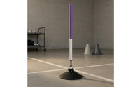 Round Base Dribbling Slalom Pole Slim Springy Training Pole for Basketball Players, Exercises