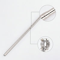 Stainless Steel Telescopic Flagpole Rustproof Flagpole with Mounting Base Locking Flag Pole Heavy Duty for Motorcyclists, Cyclists, Scooters