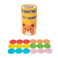 Color Sorting Bucket Vibrant Color Sorting Toy Fine Motor for Classroom, Home
