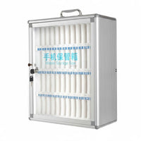 With Lock Multi-Slot Phone Safe Wall-Mountable Numbered Cell Phone Lockbox Long-Lasting Construction Group Storage Single-Unit Clear View Window for School Administrators, Office Managers, Classroom, Testing Location, Meeting Room, Factory