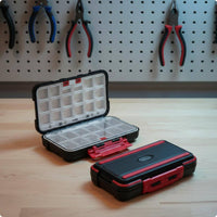 Fishing Accessory Box Transparent Lids Double Sided Tackle Box Plastic Storage Organizer Sturdy Divider Case Clear