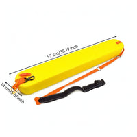High Buoyancy Rescue Buoy with Strap Adjustable Swimming Buoy with Buckle Streamlined Safety Flotation Device Essential for Swimmers