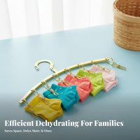 Curved-Shaped Sock Dryer Rust-Resistant Multi-Fastener Sock Hanger Laundry Clamp Hanger Rustproof Stainless Steel Clothes Drying