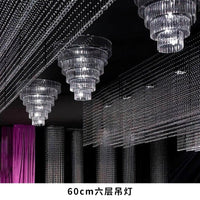 婚庆水晶吊灯婚礼大型冰条灯奥斯卡水晶灯婚礼堂宴会厅吊顶装饰灯