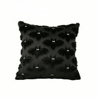 Throw Pillow Cover Embroidered Decorative Pillow Cover Pillowcase Square Vibrant for Sofa, Living Room
