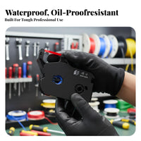 Clear and Dark Printing Tube Printer Ink Ribbon long-lasting Print Resin-Enhanced coating transmission Roll Smear Resistant smear-resistant for manufacturing Workers, Warehouse personnel, wire Management, wiring Wiring, Manufacturing, Warehousing