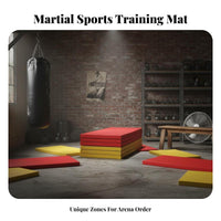 Judo Mat Shock Absorption Tatami Training Mat Non-Slip Surface Impact-Resistant Flooring for Fighting Artists, Athletes, Competition Venue, Gymnasium