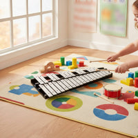 30-Note Xylophone Educational 30-Note Percussion Instrument Glockenspiel for Beginners, Home Practice
