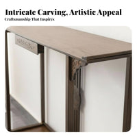 Narrow Altardesign Table Modern Chinese Aesthetic Home Furnishing Meditative-Inspired Slim Shape for Foyer, Living Room