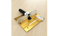 Router Table Insert Plate with Fence Precision-Engraved Router Table Insert Plate Low-Profile Carpentry Tool for Hobbyists, Workshops