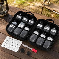 Portable Spice Bottle, Seasoning Bottle, Sprinkle Container, 600ml, Polymer, Leak-Proof, For Outdoor Camping, BBQ, Picnics, 19cm
