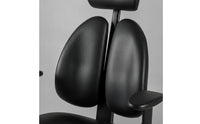 Ergonomic Chair with Paired Backrest Leather-Like Reclining Chair with Headrest Padded Furniture for Professionals, Esports Participants, Home Office