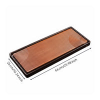 Thickened Gongfu Tea Tray Modern Simple Bamboo Tea Tray Sturdy and Long-Lasting Houseware Water Storage