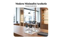 Anti-Skid Bottom Acrylic Glasses Stand Long-Lasting Acrylic Sunglasses Rack Sturdy for Retailers