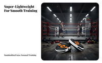 Ultralight Muay Thai Precision Target Lightweight Boxing Hand Target Microfiber Leather Round Striking Pad Shock Absorbing for Combat Artists, Fitness Enthusiasts, Athletes, Training, Gym, Dojo
