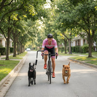 Adjustable Dog Bike Leash with Shock Absorber Sturdy Bike Leash with Shock Absorber Strong Comfortable for Cyclists