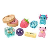 8 Pieces Soft Butter Squishy Translucent Squishy Toy Tactile Press Toy Cute for Children, Teens, Collectors, Desk, Classroom, Party