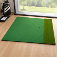 Golf mat garden 1.2x1.5m, precision hitting mat for beginners with guide lines, indoor & outdoor EVA base, green grass surface