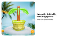 PVC Inflatable Palm Tree Cooler Portable Inflatable Palm Tree Drink Holder for Outdoor Parties